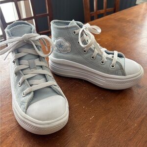 Converse Sky Blue Platform High-Tops